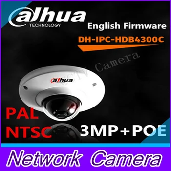 Dahua IPC-HDB4300C 3MP Waterproof IP Dome Camera IP66 Onvif POE HDB4300C 2.8mm lens support SD card storage english firmware