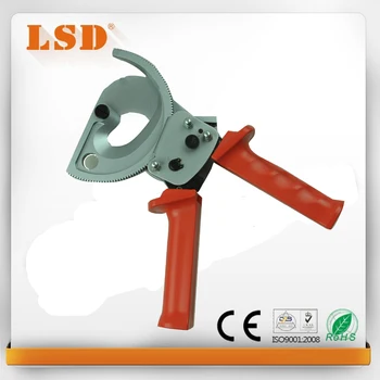 HS-500B forging blade ratchet cable cutter for cutting 400mm2 copper aluminum cables sharp and quick cable cutter
