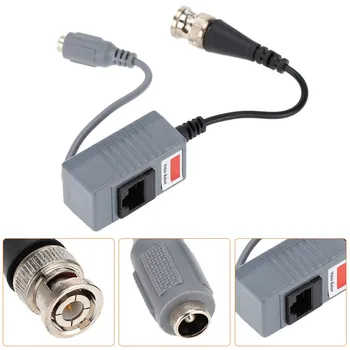 TEATE CCTV Camera Video Balun ABS Plastic Transceiver BNC UTP RJ45 Video/ Power over CAT5/5E/6 Cable CCTV Accessories TET-G05CAB