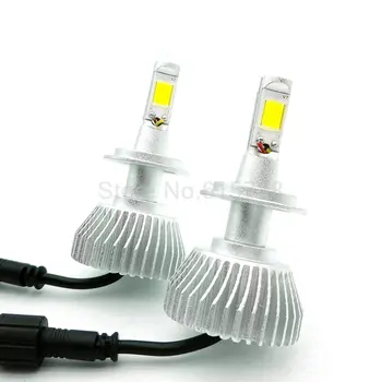 Set Car fog light LED Headlights H7 80W 5600lm Automobiles Headlamp H8/H9/H11 HB3/9005 HB4/9006 H10 Bulb Auto Front Bulb