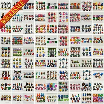 Free DHL,1000Pcs Lalaloopsy/Pink pig/Sofia/Avengers PVC shoe accessories/shoe charms For Silicone Wristbands&shoes with holes